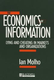 The economics of information by Ian Molho