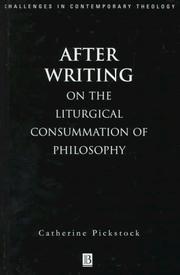 After Writing by Catherine Pickstock