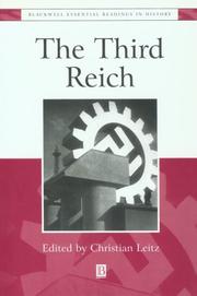 Cover of: The Third Reich | Christian Leitz