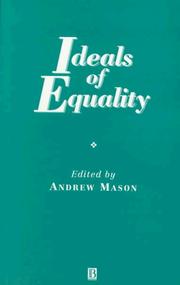 Cover of: Ideals of Equality (Readings in Social & Political Theory)