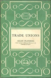 Cover of: Trade unions by Allan Flanders