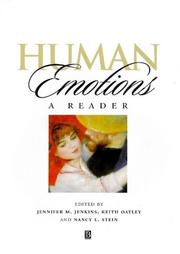 Cover of: Human emotions by edited by Jennifer M. Jenkins, Keith Oatley, and Nancy L. Stein.