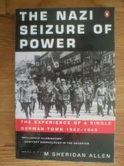 Cover of: Nazi Siezure of Power by William Sheridan Allen