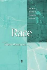 Cover of: Race (Blackwell Readings in Continental Philosophy) by Robert Bernasconi