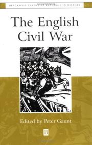 Cover of: The English Civil War by edited by Peter Gaunt.