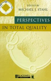 Cover of: Perspectives in total quality