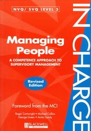 Cover of: Managing People: A Competence Approach to Supervisory Management (In Charge Series)