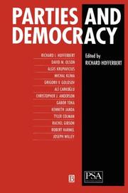 Cover of: Parties and democracy | 