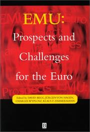 Cover of: EMU: Prospects and Challenges for the Euro (Economic Policy)