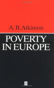 Cover of: Poverty in Europe
