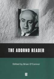 Cover of: The Adorno Reader (Blackwell Readers) by Theodor W. Adorno