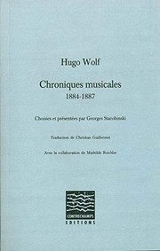 Cover of: Chroniques musicales