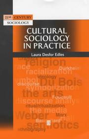 Cover of: Cultural Sociology in Practice (21st-Century Sociology)
