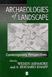 Cover of: Archaeologies of Landscape: Contemporary Perspectives (Social Archaeology)