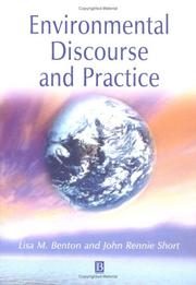 Cover of: Environmental discourse and practice