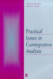 Cover of: Practical Issues in Cointegration Analysis (Journal of Economic Surveys)