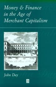 Cover of: Money and finance in the age of merchant capitalism