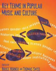 Cover of: Key Terms in Popular Music and Culture (Blackwell Guides)