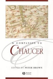 Cover of: A companion to Chaucer