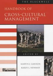 Cover of: The Handbook of Cross-Cultural Management (Handbooks in Management)