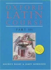 Cover of: Oxford Latin Course by Maurice Balme, James Morwood
