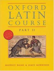 Cover of: Oxford Latin Course Part II (Oxford Latin Course) by Maurice Balme, James Morwood