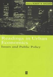 Cover of: Readings in Urban Economics: Issues and Public Policy (Blackwell Readings in Contemporary Economics)