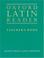 Cover of: Oxford Latin reader