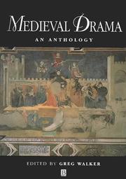 Cover of: Medieval Drama: An Anthology (Blackwell Anthologies)