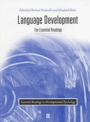 Cover of: Language Development by 