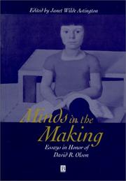 Cover of: Minds in the Making by Janet Wilde Astington