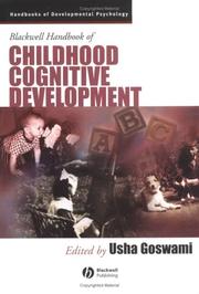 Cover of: Blackwell Handbook of Childhood Cognitive Development (Blackwell Handbooks of Developmental Psychology)