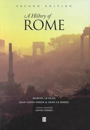 Cover of: A history of Rome by Marcel Le Glay