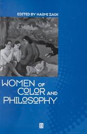 Cover of: Women of Color and Philosophy by Naomi Zack
