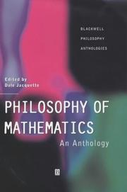 Cover of: Philosophy of Mathematics by Dale Jacquette, Dale Jacquette