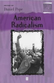 Cover of: American Radicalism