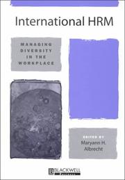 Cover of: International Hrm: Managing Diversity in the Workplace