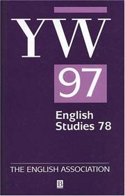 Cover of: The Year's Work in English Studies by Peter Kitson