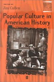 Cover of: Popular culture in American history by edited by Jim Cullen.