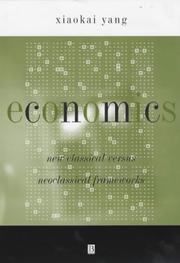 Cover of: Economics by Xiaokai Yang, Xiaokai Yang