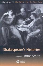 Cover of: Shakespeare's Histories by Emma Smith