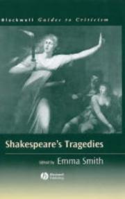 Cover of: Shakespeare's tragedies