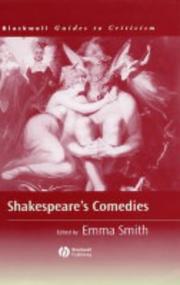 Cover of: Shakespeare's Comedies by Emma Smith