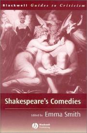 Cover of: Shakespeare's Comedies by Emma Smith