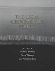 Cover of: The Legal Geographies Reader: Law, Power and Space