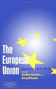 Cover of: The European Union: Annual Review, 1999-2000 (Journal of Common Market Studies)