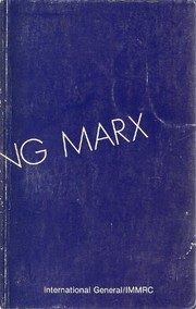 Cover of: Rethinking Marx