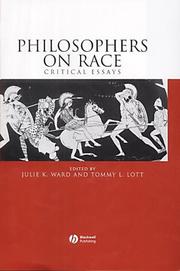Cover of: Philosophers on Race by 