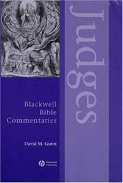 Cover of: Judges Through the Centuries (Blackwell Bible Commentaries) by David M. Gunn