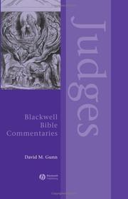 Cover of: Judges Through the Centuries (Blackwell Bible Commentaries) by David M. Gunn